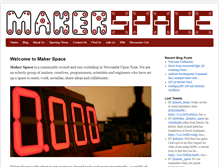 Tablet Screenshot of makerspace.org.uk